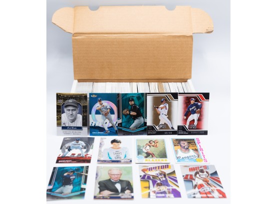 Box Of Assorted Baseball & Basketball Cards