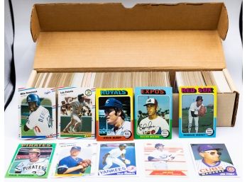 Box Of Assorted Baseball Cards -