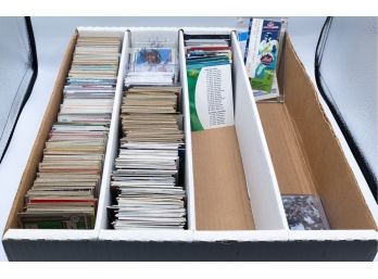 Large Lot Of Assorted Baseball And Football Cards