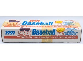 Unopened 1991 Tops 40 Years Of Baseball Cards