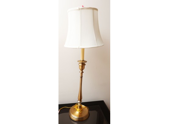 Tall Vintage Brass Table Lamp - Tested