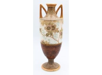 Doulton Burslem Vase, Stunning Floral Ceramic Vase - Home Decor