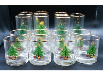 Culver Christmas Tree Drinkware Collection - 15 Pieces