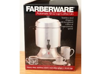 FARBERWARE - Automatic 10-12 Cup Coffee Urn - Heavy Duty Stainless Steel