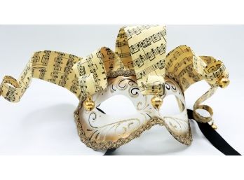 Carta Alta - Hand Made In Venice Italy - Music Masquerade Mask