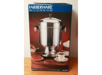 FARBERWARE Millennium 12-55 Cup Coffee Urn, Stainless Steel