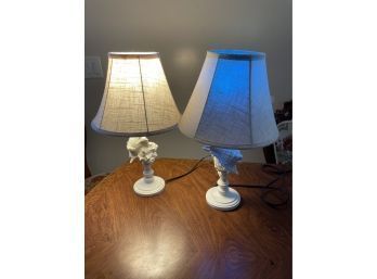 Mediterranean Conch Shell Bedside Lamp - Pair