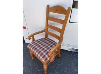 Arm Chair Upholstered Seat, Vintage