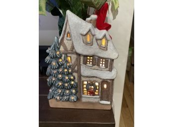Ceramic Christmas Decor, Lights Up - Tested