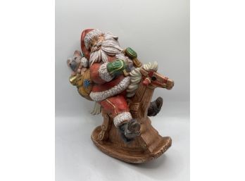 Ceramic Hand Painted Santa Claus Decor
