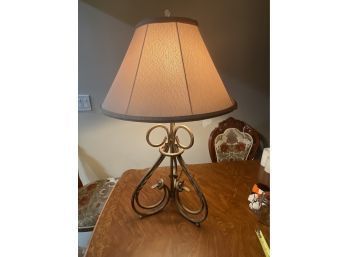 Wrought Iron Table Lamp - Tested