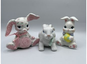 Ceramic Easter Decor, Easter Bunnies