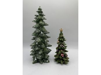 Decorative Ceramic Christmas Trees - Christmas Decor, Home Decor