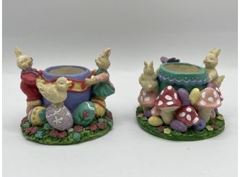 Easter Decor, Candle Stick Holders