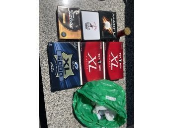 Large Lot Of Assorted Golf Balls - Balls Inside Are Not Guaranteed To Be As Advert On Box