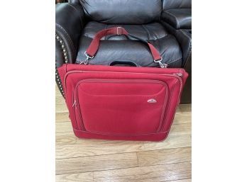 Samsonite Garment Bag With Strap - Red