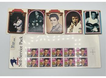 Elvis Presley Trading Collectible Cards & Collectible Stamps