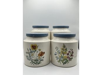 Hyalyn Cookie Jars, Made In USA, #924  (Lot Of 4)