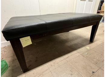 Double Seated Leather Piano Bench