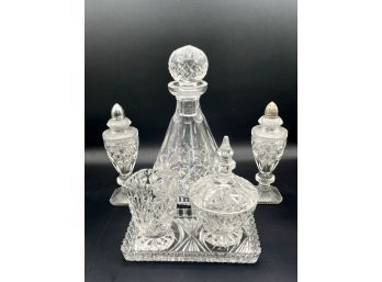 Crystal Glassware (lot Of 6)