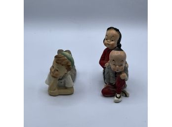 1950s Porcelain Japanese Figurines By Maruri