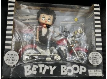 1999 Biker Betty Boop Talking Doll/Action Figure, Vintage - NEW IN BOX