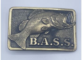 Bass Angler Sportsman Society BASS Belt Buckle - The Great American Buckle Co. (Chicago)