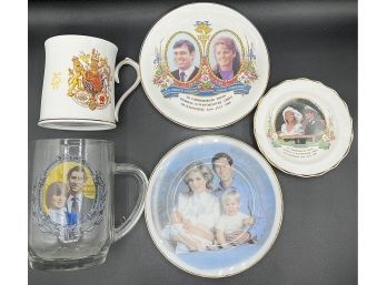 The Royal Family Memorabilia  (Lot Of 5)