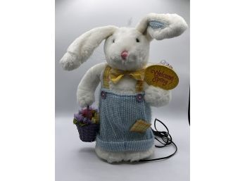 Avon's Skippy The Fiber Optic Bunny Multicolor Light-up Easter Rabbit Plush