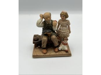 1986 Norman Rockwell - 'The Cobbler' Limited Edition Collectible Figurine
