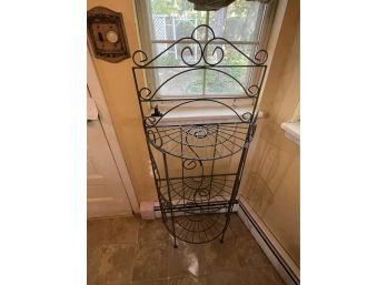Vintage French Wrought Iron Plant Stand