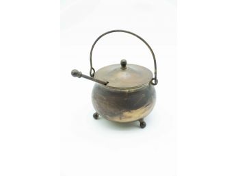 Antique Brass Fire Starter Smudge Pot