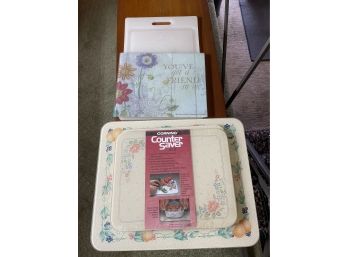 Counter Saver/cutting Boards - Lot Of 5