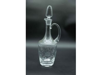 Vintage Glass Decanter W/ Stopper