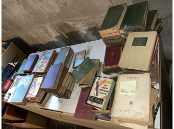 Large Lot Of Assorted Vintage Books