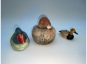 Decorative Ducks - Lot Of 3