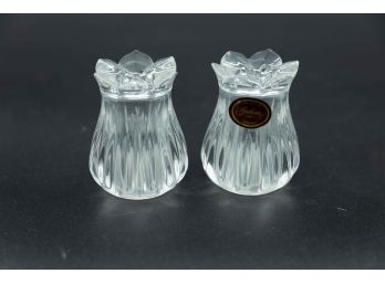 Gorham 1831 Fine Crystal Salt And Pepper Shakers, Made In Germany