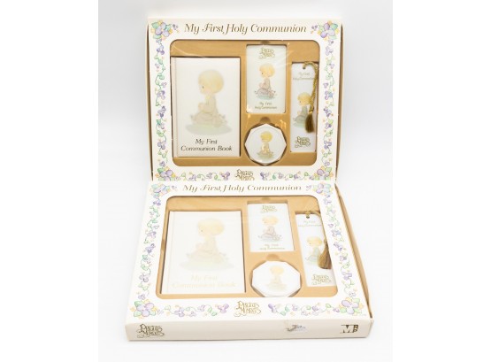 Precious Moments 'The First Holy Communion' Set -  Original Box - Lot Of 2