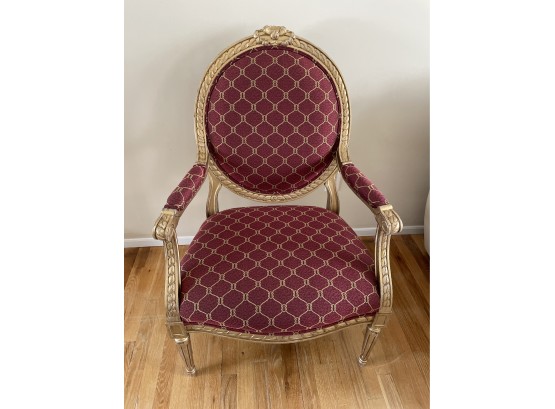Louis XVI Style Oval Armchair