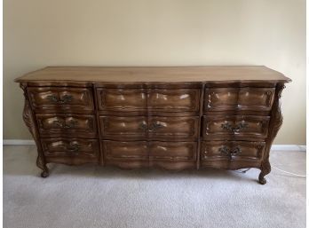 Vintage Furniture 9 Drawer Wooden Dresser