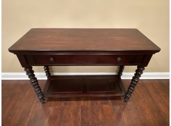 Mahogany Spinet Desk, Sofa Table, Sturdy Wood