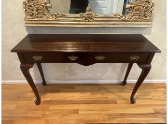 The Bombay Co. Queen Anne Mahogany Console Table