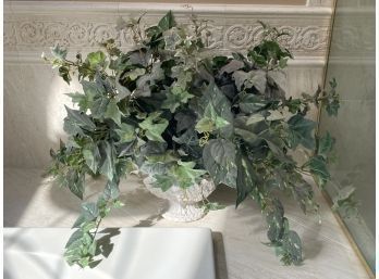 Large Faux Pant In Garden Urn, Home Decor, Ivy