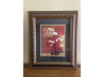 Framed And Matted Organic Orchids, Art Print, Home Decor, Large Frame
