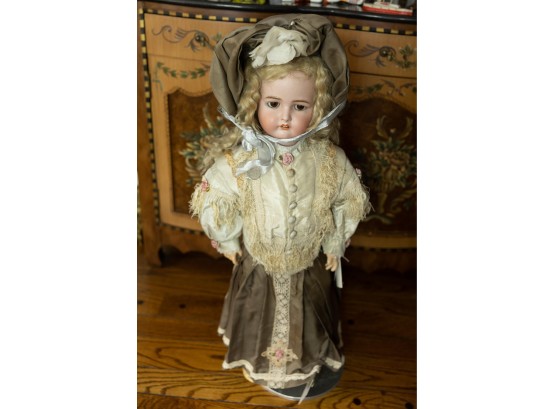 ALL ORIGINAL Circa 1895 Stunning 33' Bisque Head Child BY KAMMER AND REINHARDT, Original Garments
