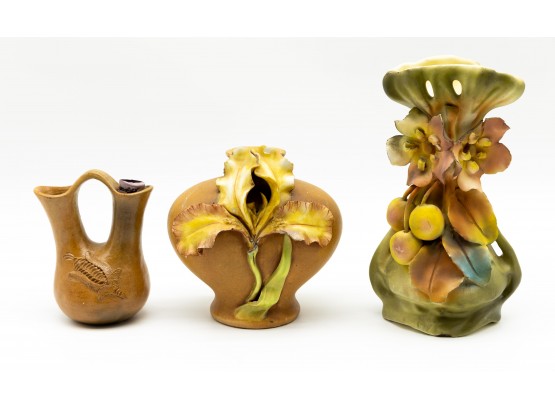 'The Legend Of The Wedding Vase', Antique Royal Dux Art  Austria Vases, Antique Pottery