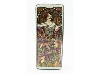 Russian Lacquer Box Art Nouveau Style After Painting Of MUCHA - RUBIN