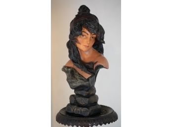 Large 'Le Vent' Bust, Large Sculpture #553 - Stand Not Invcluded
