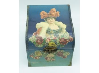Antique Victorian Celluloid Collar Box