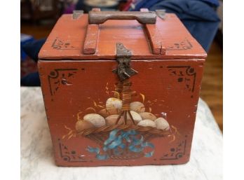 Vintage Wooden Egg Crate, Home Decor, Decorative Wooden Box